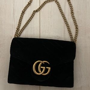 Gucci Marmont Clutch with Chain